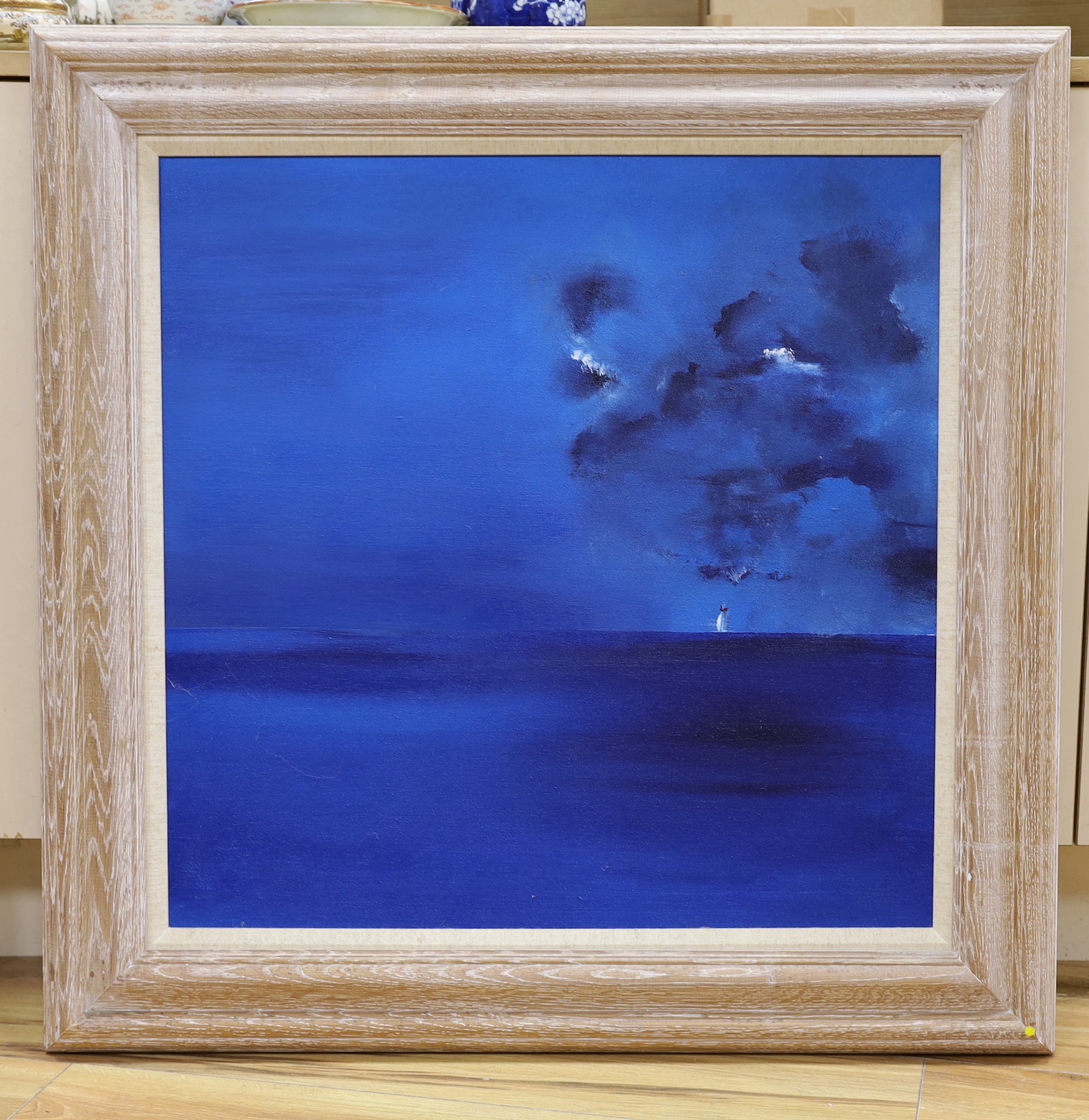 James Maconochie (1965-), oil on canvas, 'Wind Star II', signed and titled verso, 64 x 64cm